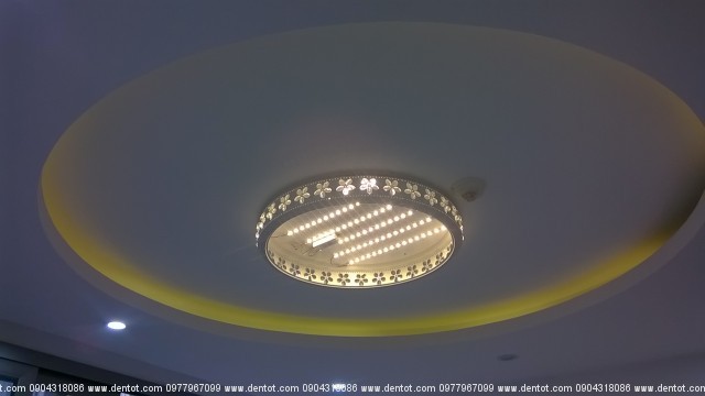 Lắp đèn mâm LED tại Hà Đông, CC Huyndai