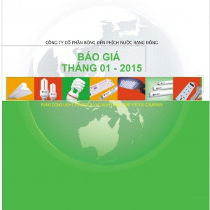 Catalog báo giá đèn rạng đông 2015