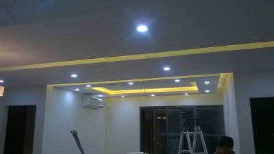 Lắp đèn LED trang trí chung cư Vinaconex Xuân Mai Hà Đông