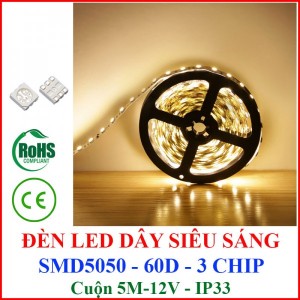 Đèn LED Dây dán 12V cuộn 5M